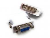 Переходник с аналогового разъема DVI-I на VGA