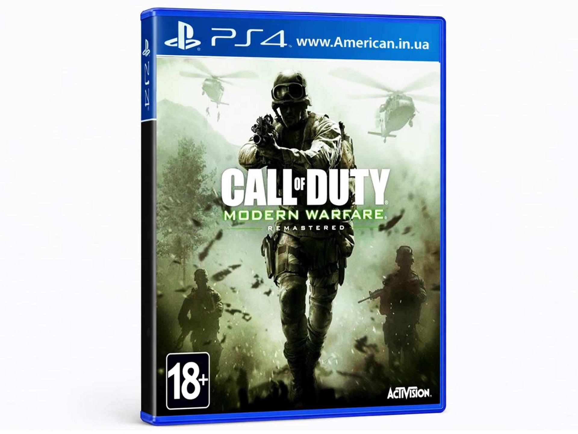 Call of Duty Modern Warfare Remastered Sony PlayStation 4